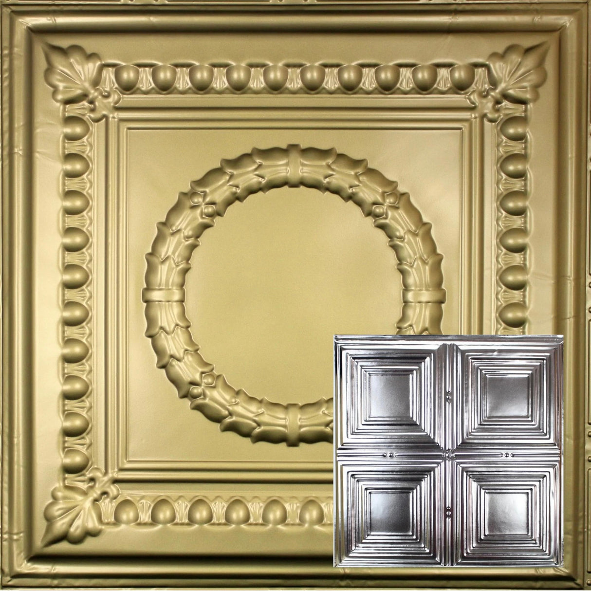 Tin Ceiling Tiles | Pattern 101 | Classic Four Square