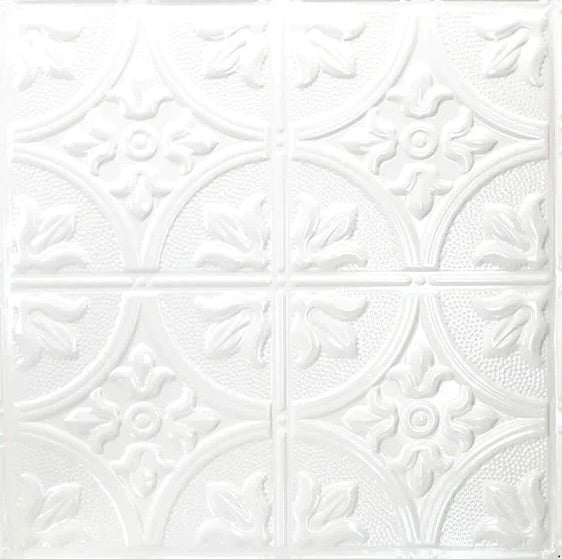 Tin Ceiling Tiles | Pattern 102 | Fleur-De-Lis 12in.