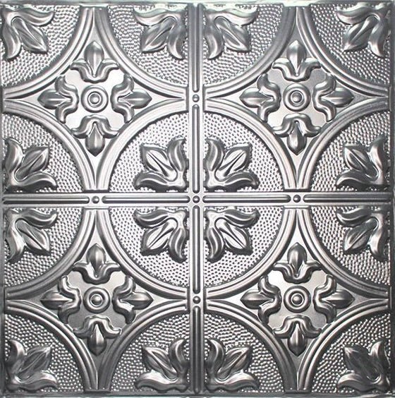 Metal Ceiling Tiles | Pattern 102 | FleurDeLis 12in - Metal Ceiling Express