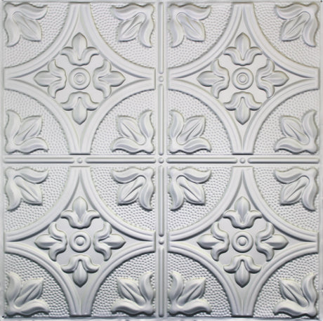 Metal Ceiling Tiles | Pattern 102 | FleurDeLis 12in - Aluminum - Metal Ceiling Express