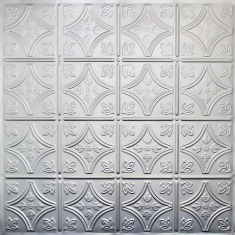 Metal Ceiling Tiles | Pattern 103 | FleurDeLis 6in - Aluminum - Metal Ceiling Express