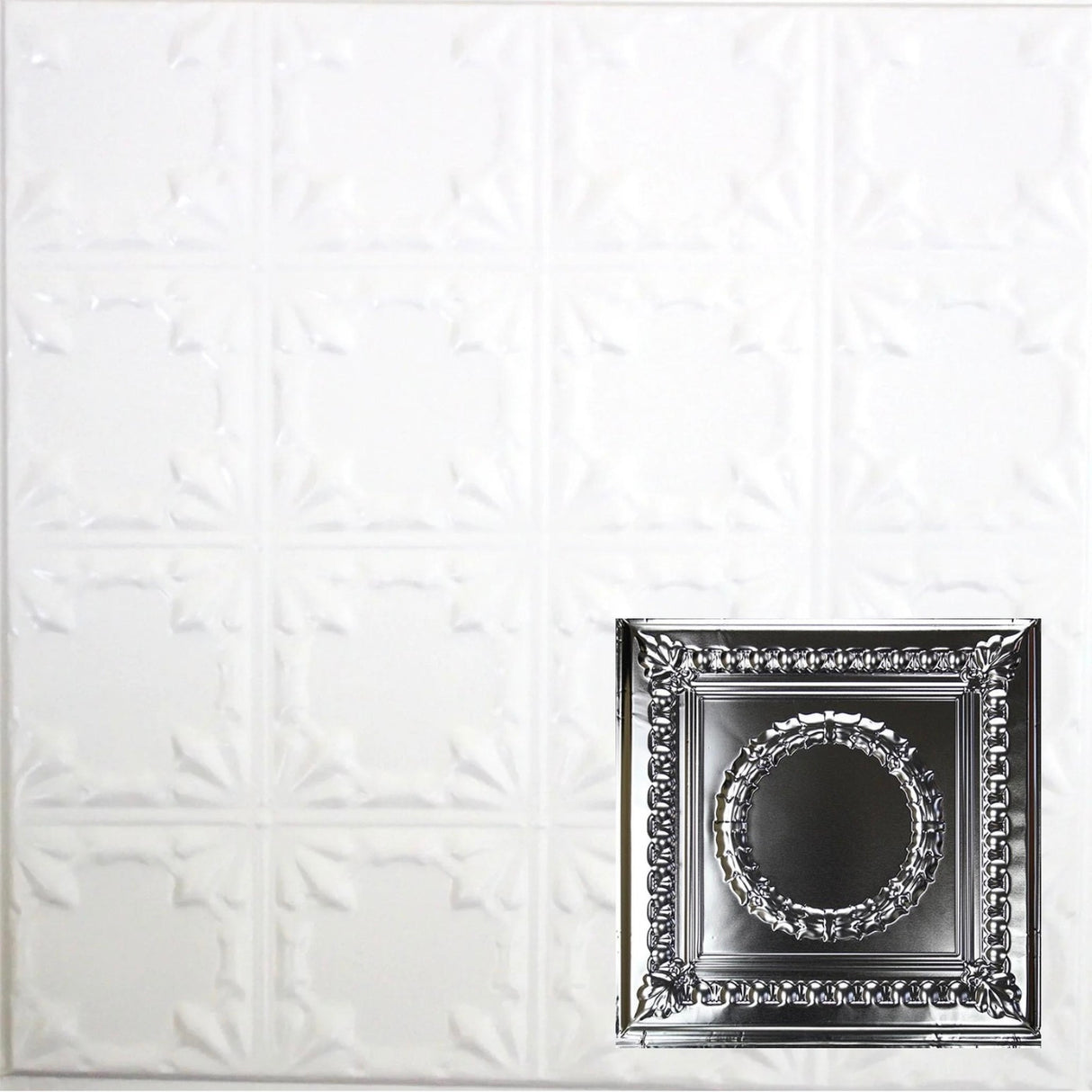 Tin Ceiling Tiles | Pattern 107 | Circular Heritage