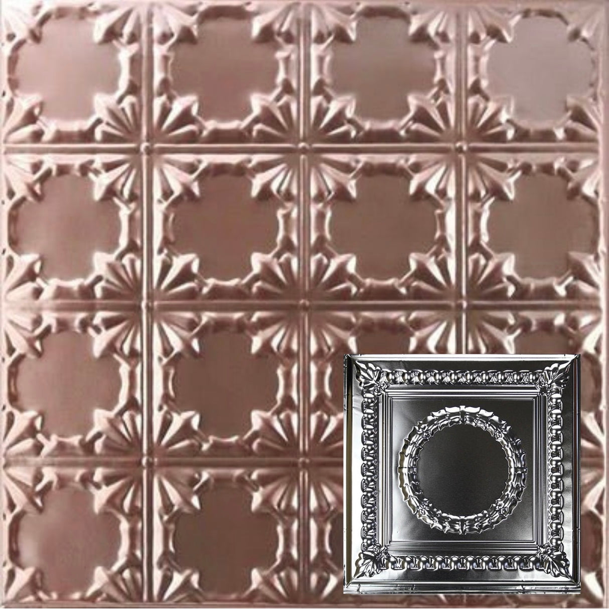 Tin Ceiling Tiles | Pattern 107 | Circular Heritage