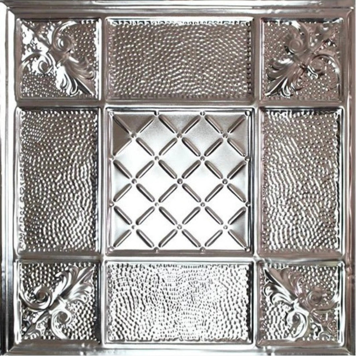 Tin Ceiling Tiles | Pattern 114 | Mediterranean Pebble