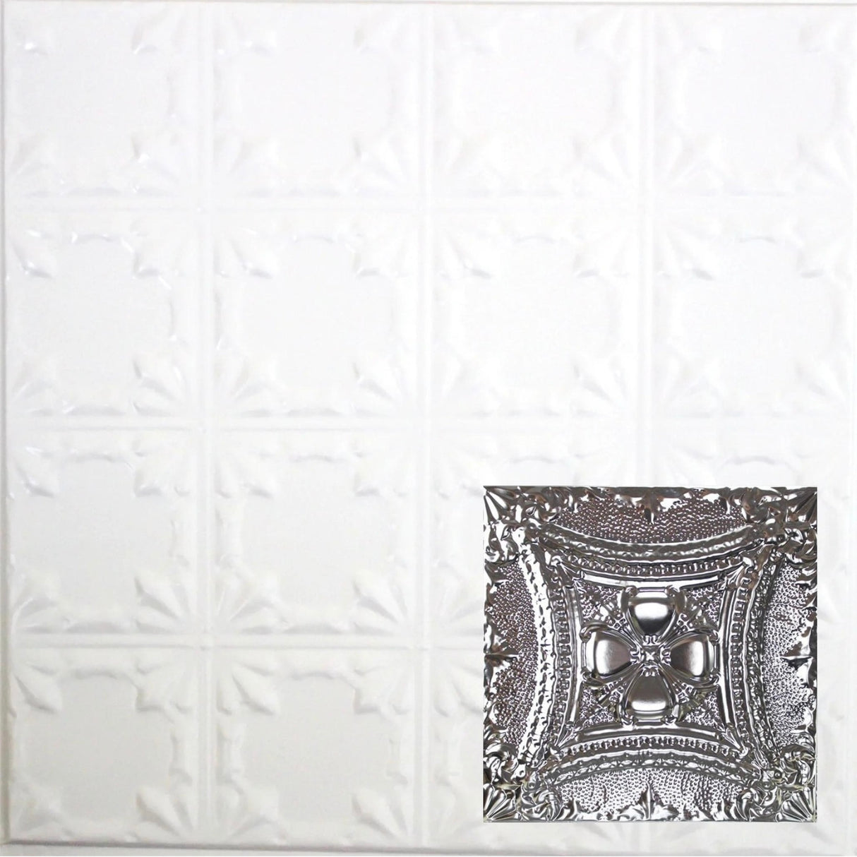 Tin Ceiling Tiles | Pattern 122 | Embossed Knight