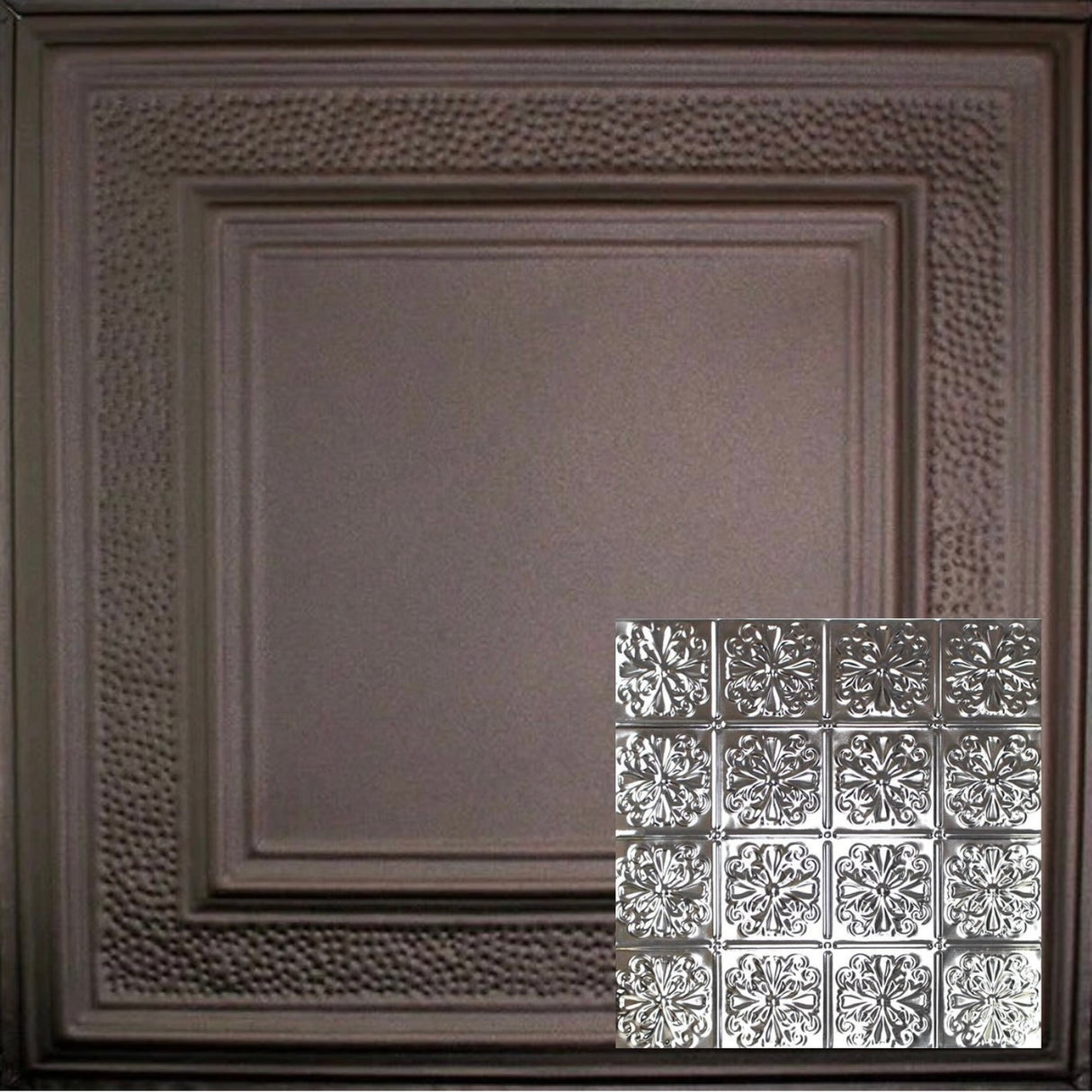 Tin Ceiling Tiles | Pattern 127 | Parisian Floral