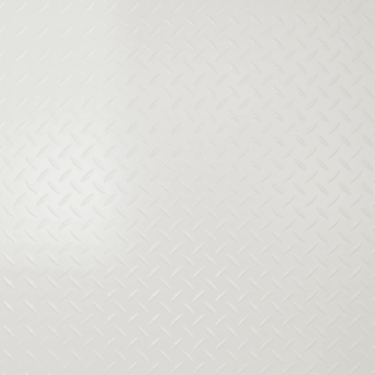 Pattern 144 Diamond Plate tin ceiling tile — Antique White finish