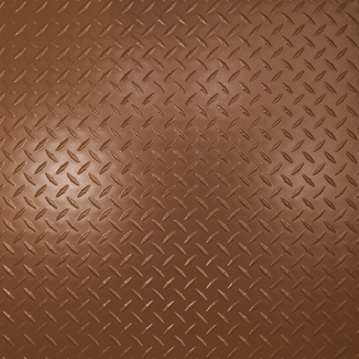 Pattern 144 Diamond Plate tin ceiling tile — Classic Copper finish