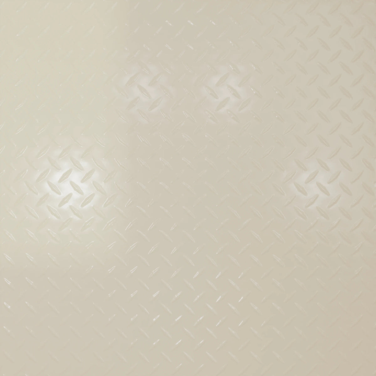 Pattern 144 Diamond Plate tin ceiling tile — Crisp Linen finish
