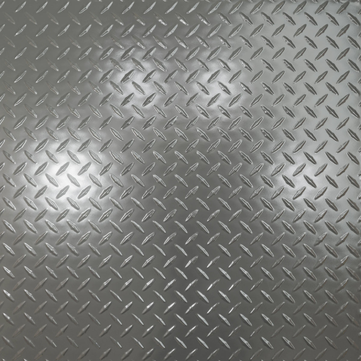 Pattern 144 Diamond Plate tin ceiling tile — Gun Metal Grey finish