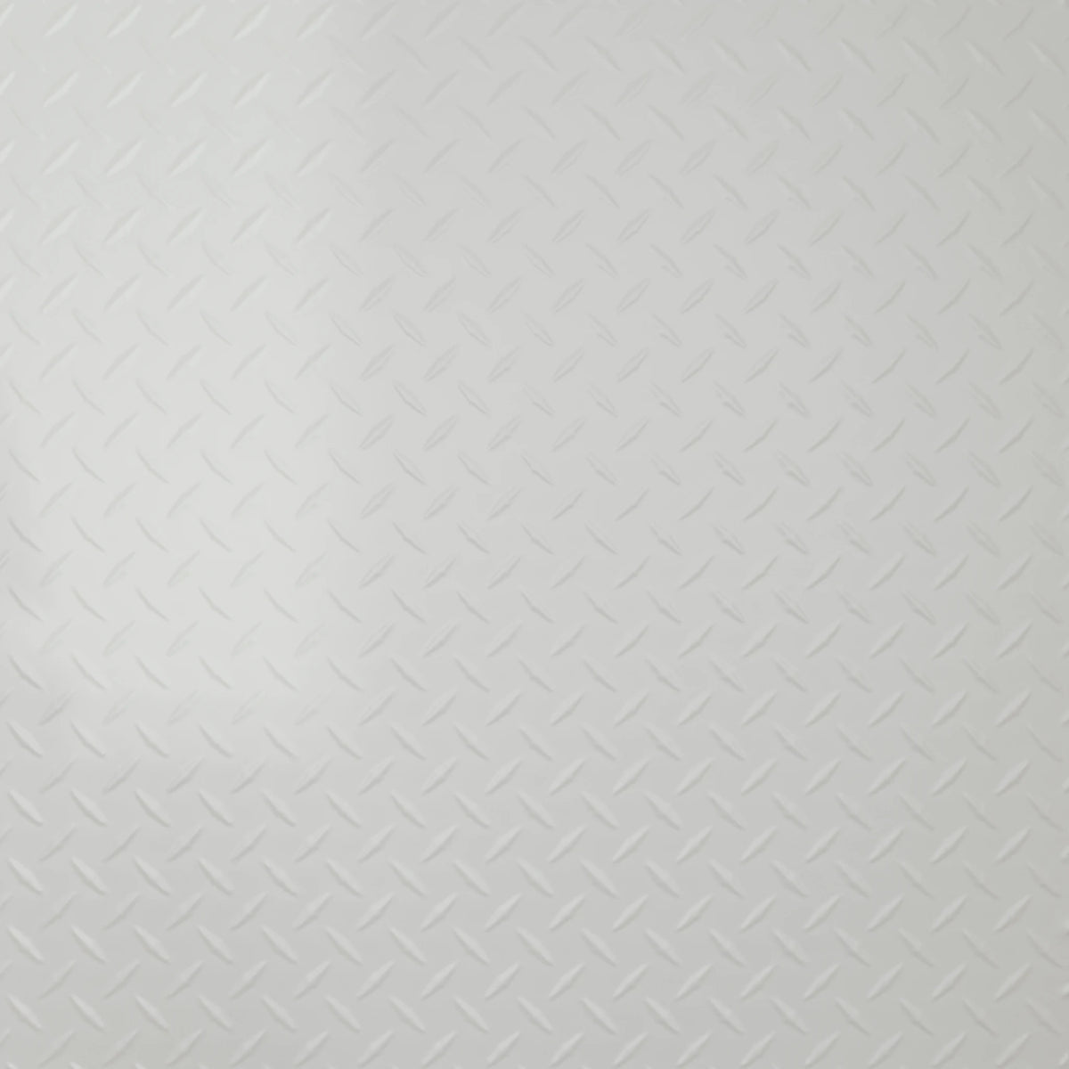 Pattern 144 Diamond Plate tin ceiling tile — Matte White finish