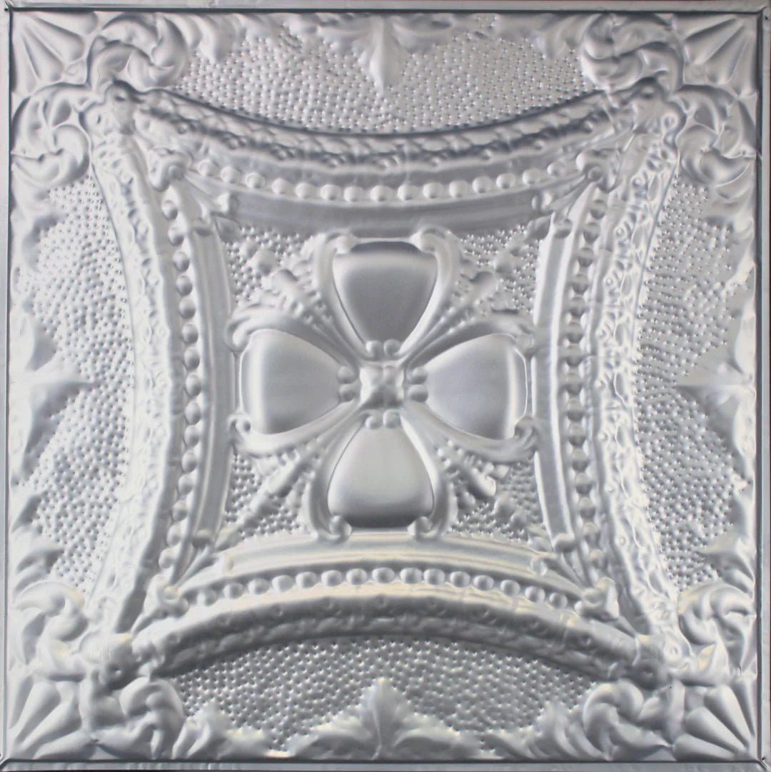 Metal Ceiling Tiles | Pattern 122 | Embossed Knight - Aluminum - Metal Ceiling Express
