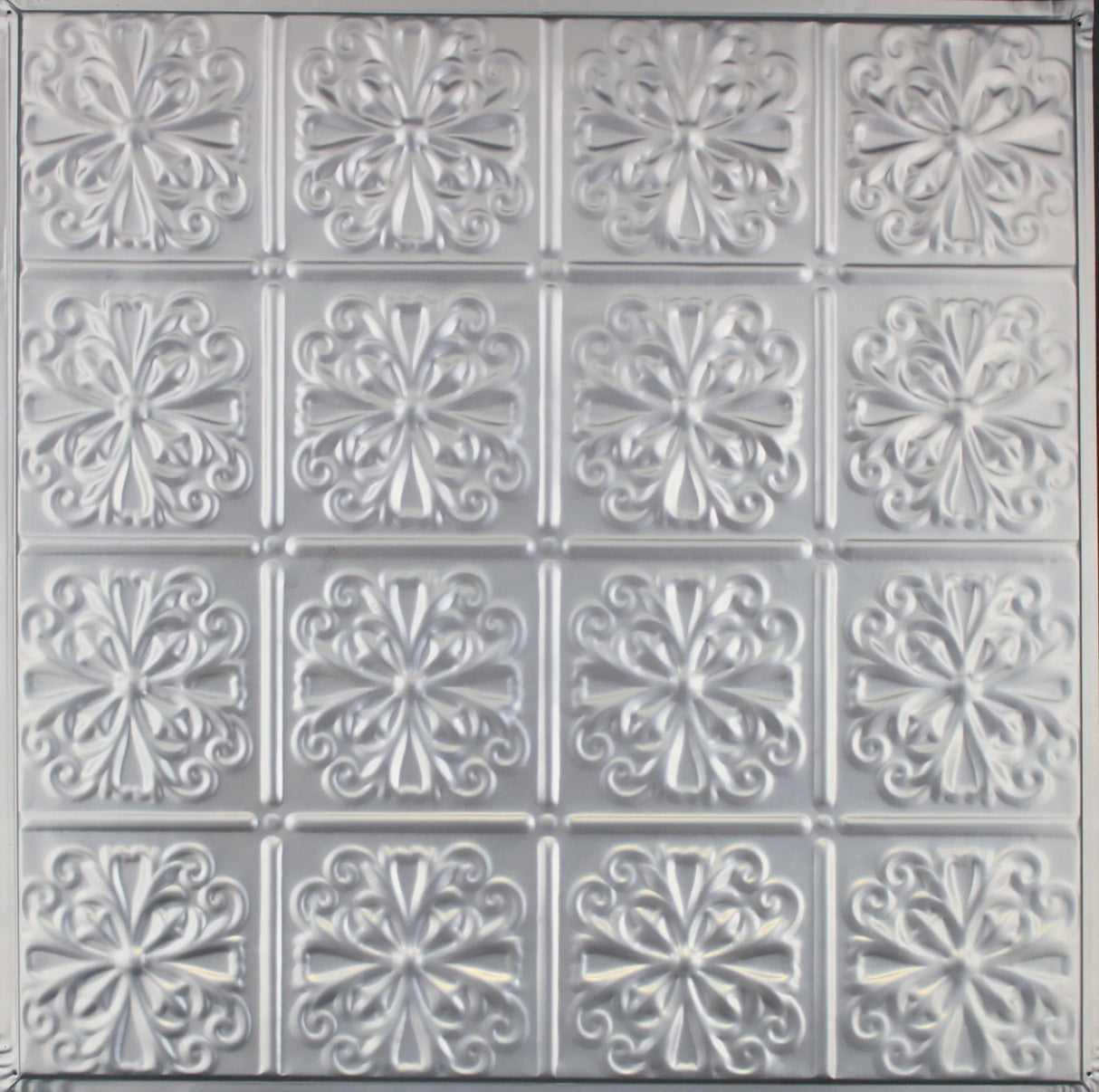 Metal Ceiling Tiles | Pattern 127 | Parisian Floral - Aluminum - Metal Ceiling Express