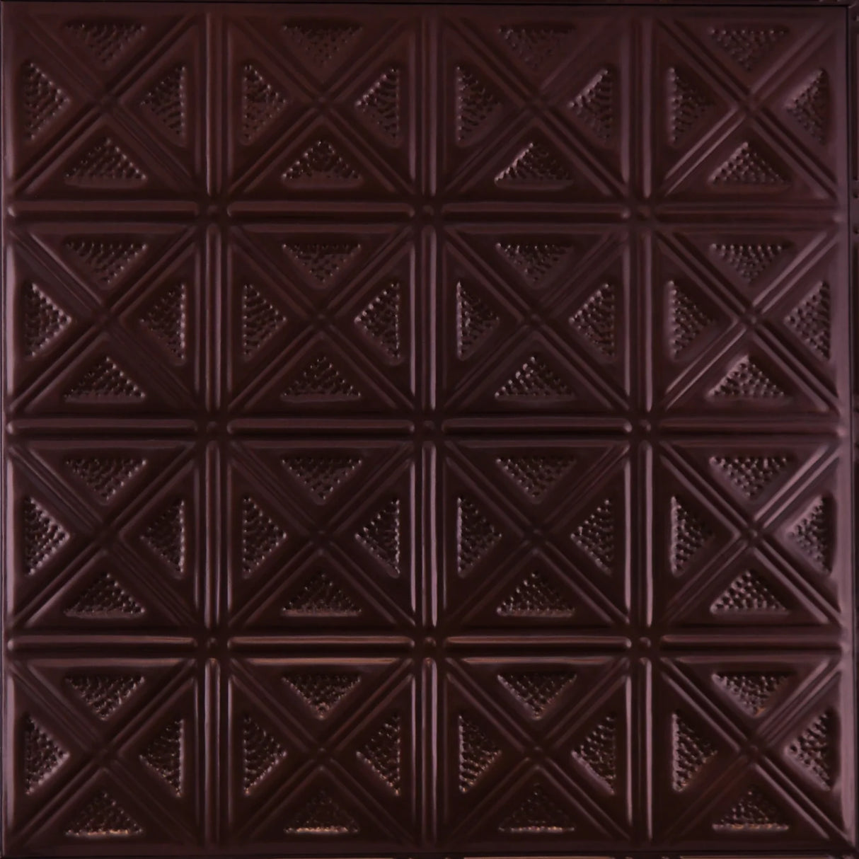 Metal Ceiling Tiles | Pattern 131 | Sixteen Diamonds - Maple Bronze - Metal Ceiling Express