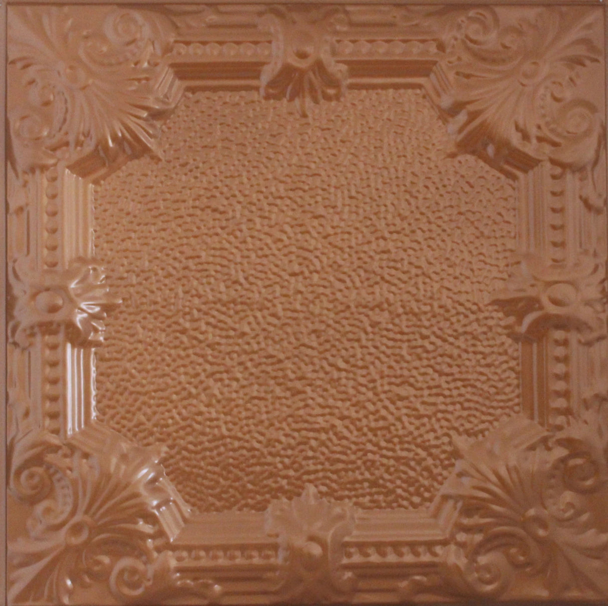 Metal Ceiling Tiles | Pattern 136 | Pebble Renaissance - Classic Copper - Metal Ceiling Express