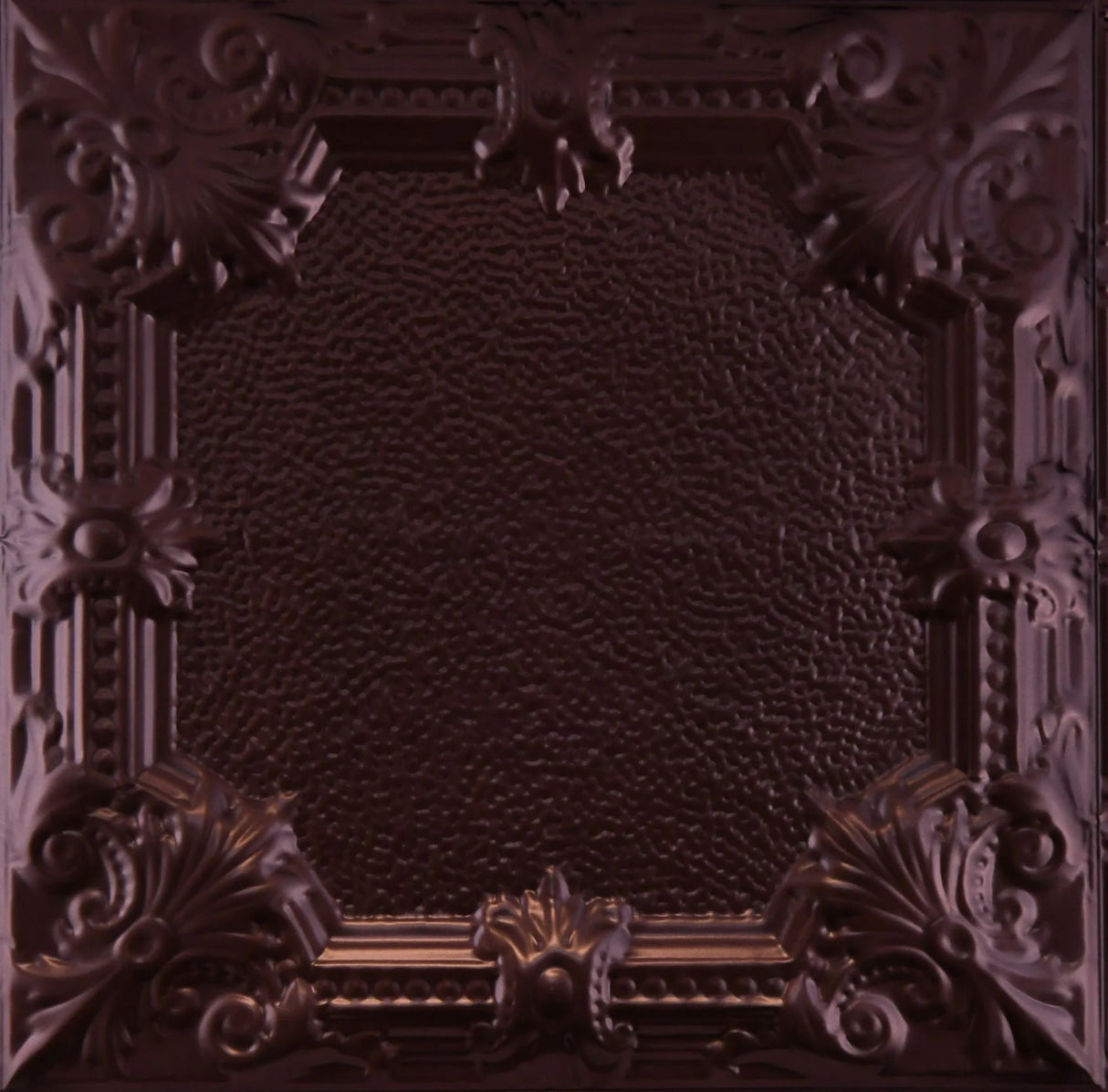 Metal Ceiling Tiles | Pattern 136 | Pebble Renaissance - Maple Bronze - Metal Ceiling Express