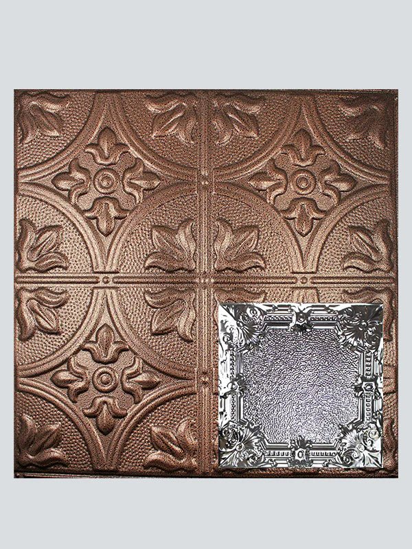 Metal Ceiling Tiles | Pattern 136 | Pebble Renaissance - Penny Vein - Metal Ceiling Express