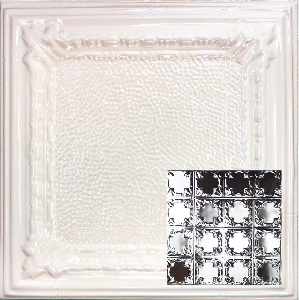 Metal Ceiling Tiles | Pattern 137 | Gothic Prominence - Almond - Metal Ceiling Express