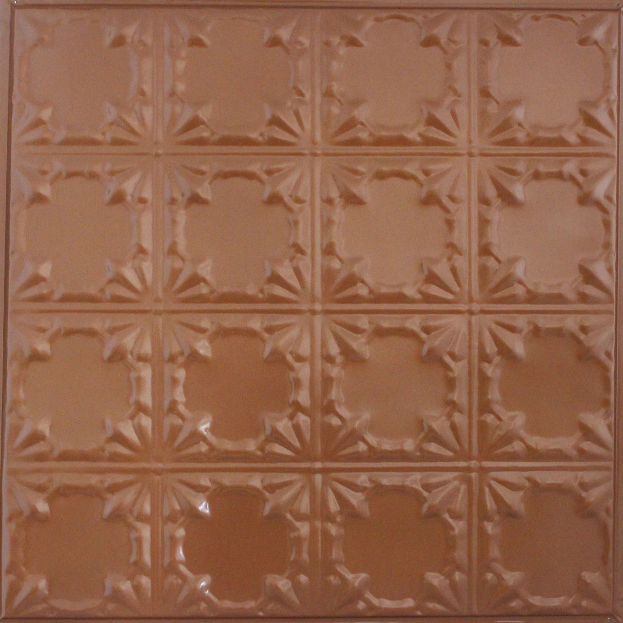 Metal Ceiling Tiles | Pattern 137 | Gothic Prominence - Classic Copper - Metal Ceiling Express