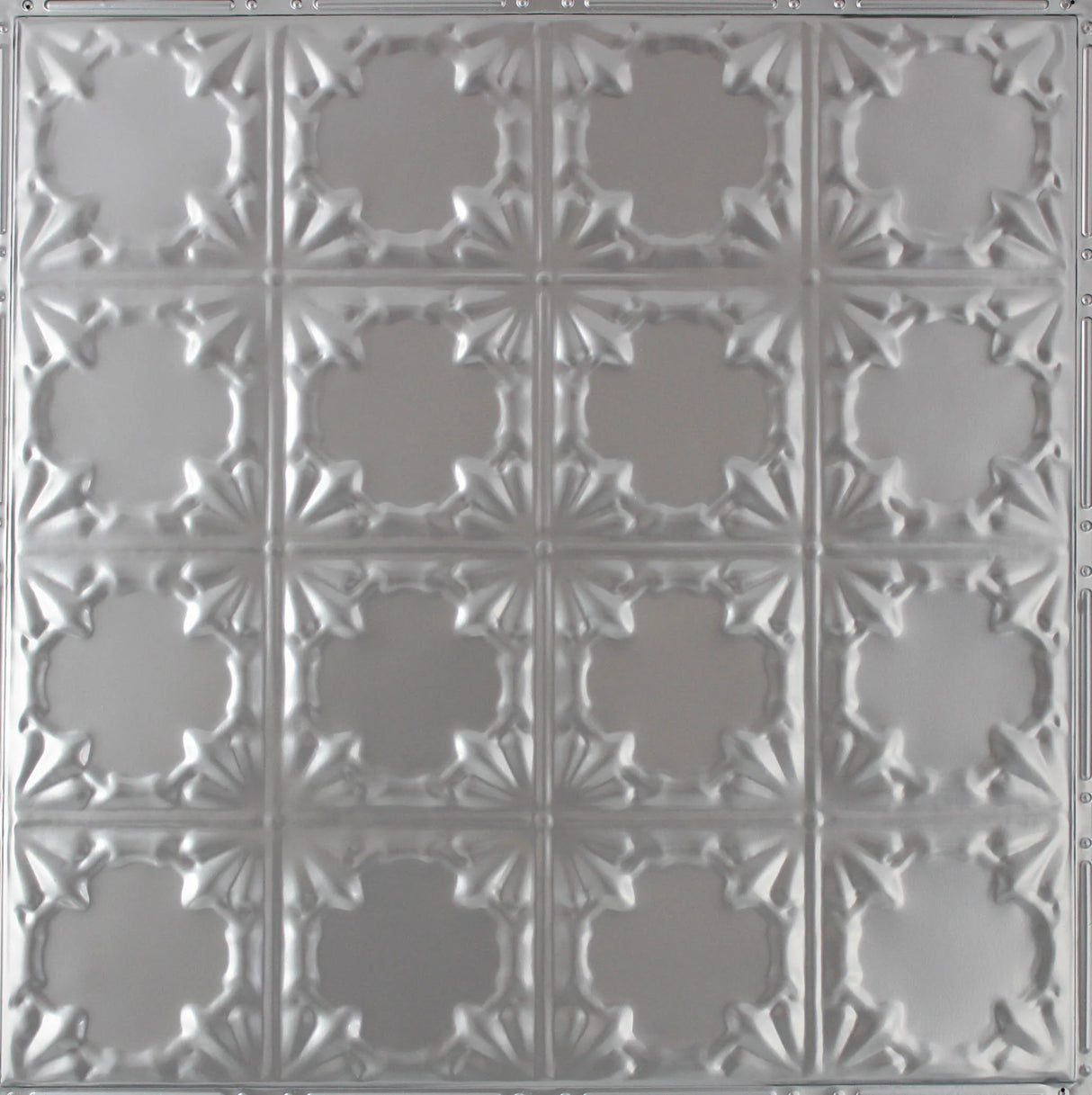 Metal Ceiling Tiles | Pattern 137 | Gothic Prominence - Gun Metal Grey - Metal Ceiling Express