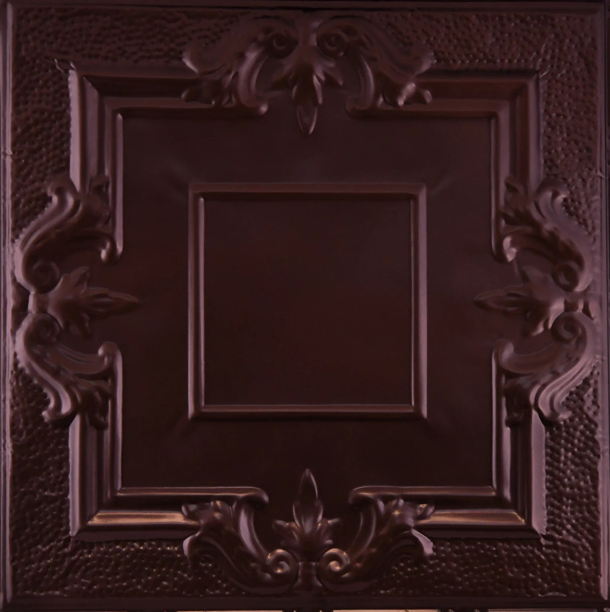 Metal Ceiling Tiles | Pattern 110 | Victorian Mirror - Maple Bronze - Metal Ceiling Express