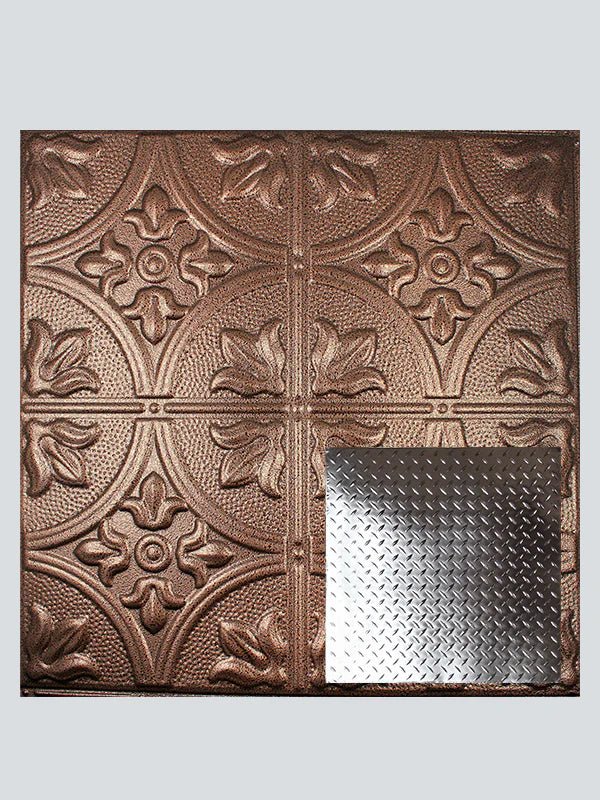 Metal Ceiling Tiles | Diamond Plate - Penny Vein - Metal Ceiling Express