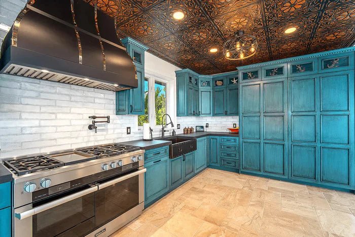 Kitchen Inspiration: Add Timeless Elegance with Tin Ceilings - Metal Ceiling Express