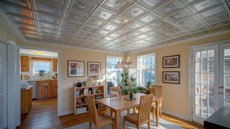 Design Inspiration: Unique Patterns and Finishes for Tin Tile Drop Ceilings - Metal Ceiling Express