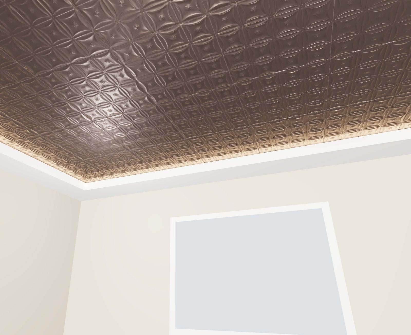 Transforming a Finished Basement With Tin Ceiling Tiles
