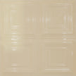 Pattern 101 Classic Four Square tin ceiling tile — Almond finish