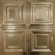 Pattern 101 Classic Four Square tin ceiling tile — Antique Clear finish