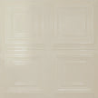 Pattern 101 Classic Four Square tin ceiling tile — Crisp Linen finish