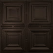 Pattern 101 Classic Four Square tin ceiling tile — Maple Bronze finish