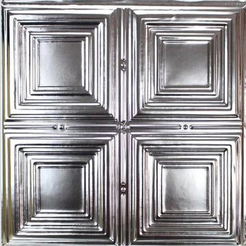 Pattern 101 Classic Four Square tin ceiling tile
