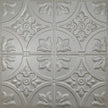 Pattern 102 Fleur-De-Lis 12in. tin ceiling tile — Arctic Shimmer finish