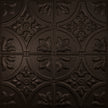 Pattern 102 Fleur-De-Lis 12in. tin ceiling tile — Maple Bronze finish