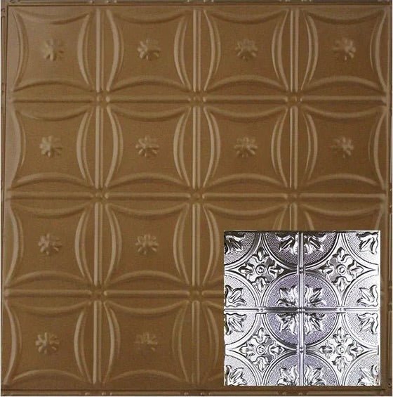 Metal Ceiling Tiles | Pattern 102 | FleurDeLis 12in - Metal Ceiling Express