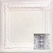 Metal Ceiling Tiles | Pattern 102 | FleurDeLis 12in - Almond - Metal Ceiling Express