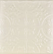 Metal Ceiling Tiles | Pattern 102 | FleurDeLis 12in - Cream - Metal Ceiling Express