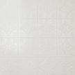 Pattern 103 Fleur-De-Lis 6in. tin ceiling tile — Antique White finish