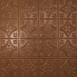 Pattern 103 Fleur-De-Lis 6in. tin ceiling tile — Classic Copper finish