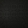Pattern 103 Fleur-De-Lis 6in. tin ceiling tile — Matte Black finish
