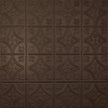Pattern 103 Fleur-De-Lis 6in. tin ceiling tile — Oil-Rubbed Bronze finish