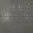 Pattern 103 Fleur-De-Lis 6in. tin ceiling tile — Steel Vein finish