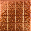 Metal Ceiling Tiles | Pattern 103 | FleurDeLis 6in - Transparent Copper - Metal Ceiling Express