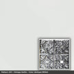 Pattern 105 Vintage Gothic tin ceiling tile — Antique White finish