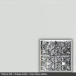 Pattern 105 Vintage Gothic tin ceiling tile — Gloss White finish