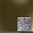 Pattern 105 Vintage Gothic tin ceiling tile — Gold Vein finish