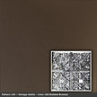 Pattern 105 Vintage Gothic tin ceiling tile — Oil-Rubbed Bronze finish
