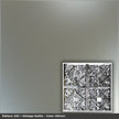 Pattern 105 Vintage Gothic tin ceiling tile — Silver finish